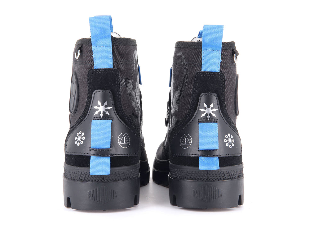 Botas Palladium PAMPA WITCH QUEEN X DESTINY Hombre Negras | Costa Rica-39172